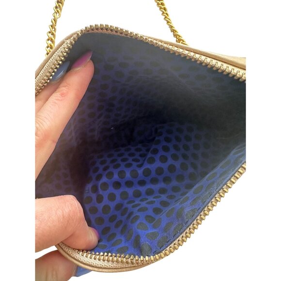 REBECCA MINKOFF Tan Gold Leather MAC Crossbody Bag - Picture 14 of 14